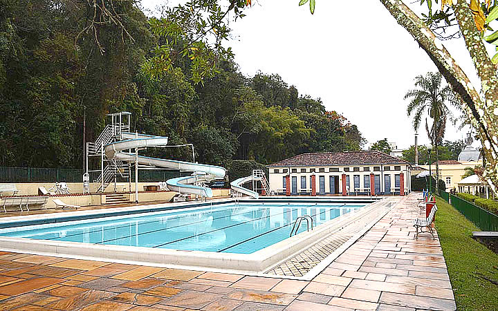 Piscinas no Parque das Águas em Caxambu Piscinas no Parque das Águas em Caxambu