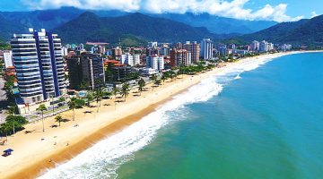 Praia de Martin de Sá em Caraguatatuba