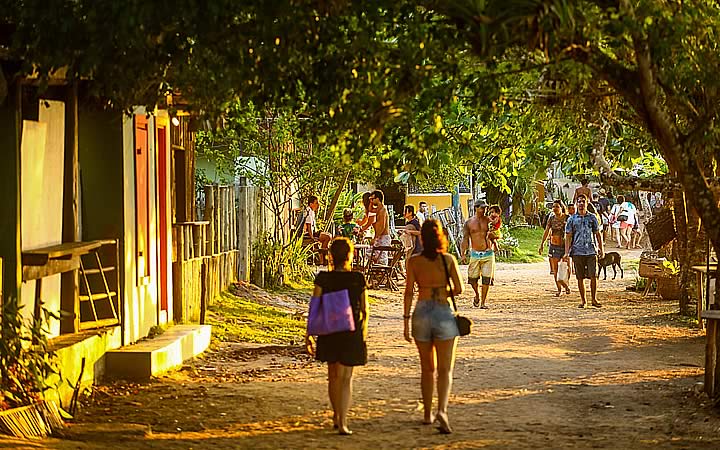 Pôr do sul em Caraíva Pôr do sul em Caraíva
