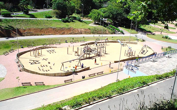 Vista aérea do Parque Getúlio Vargas