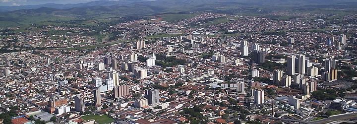 Vista aérea do centro de Taubaté Vista aérea do centro de Taubaté