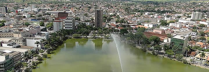 Visão aérea do centro de Sete Lagoas MG Visão aérea do centro de Sete Lagoas MG