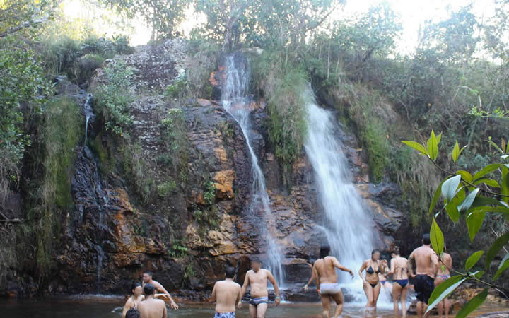 Cachoeira dos Cristais em Chapada dos Veadeiros Cachoeira dos Cristais em Chapada dos Veadeiros