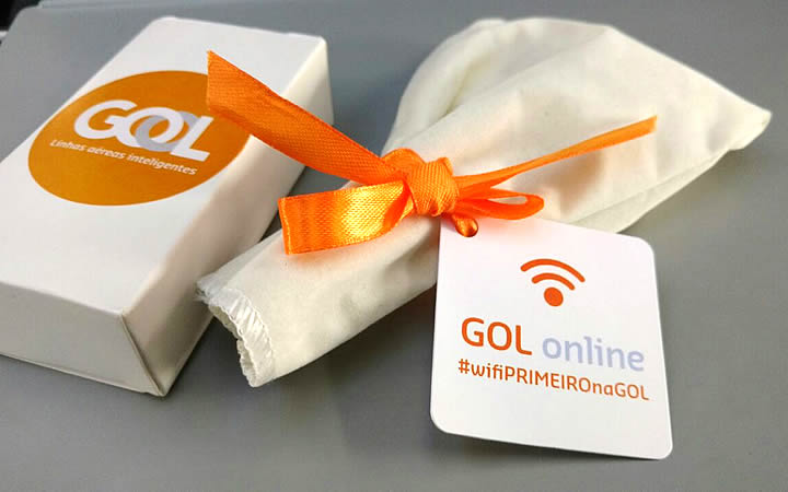Kit wifi da companhia aérea GOL Kit wifi da companhia aérea GOL