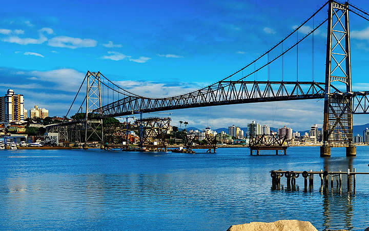Ponte suspensa de Florianópolis Ponte suspensa de Florianópolis