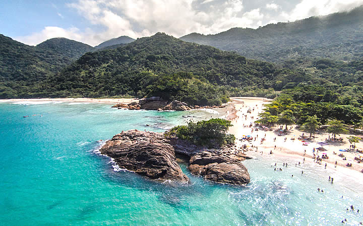 Vista aérea de Ilha Grande Vista aérea de Ilha Grande
