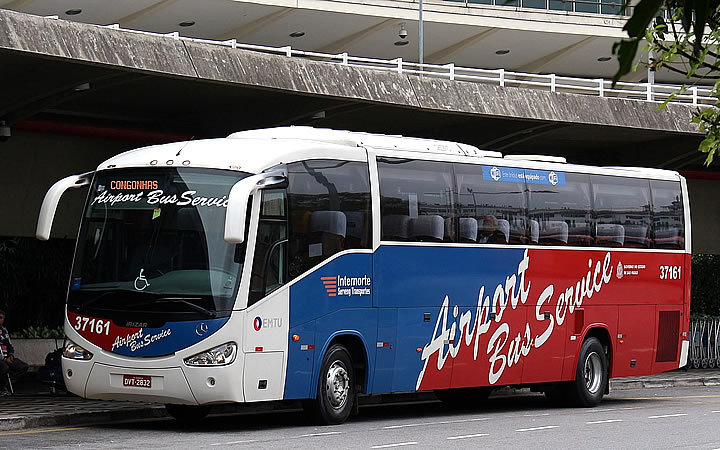 Ônibus do Airport bus Service em São Paulo Ônibus do Airport bus Service em São Paulo
