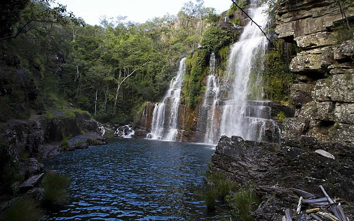 Cachoeira em Alto Paraíso Cachoeira em Alto Paraíso
