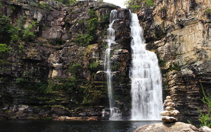 Cachoeira na Trilha dos Saltos Cachoeira na Trilha dos Saltos