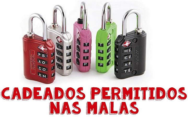Cadeado para mala Cadeado para mala