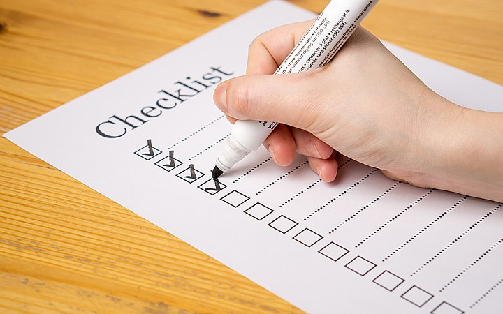 Check list Check list