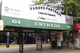 Entrada do Parque Portugal - Lagoa do Taquaral