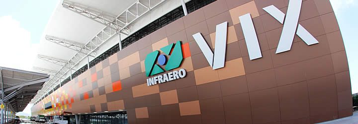 Fachada do aeroporto de Vitória Fachada do aeroporto de Vitória