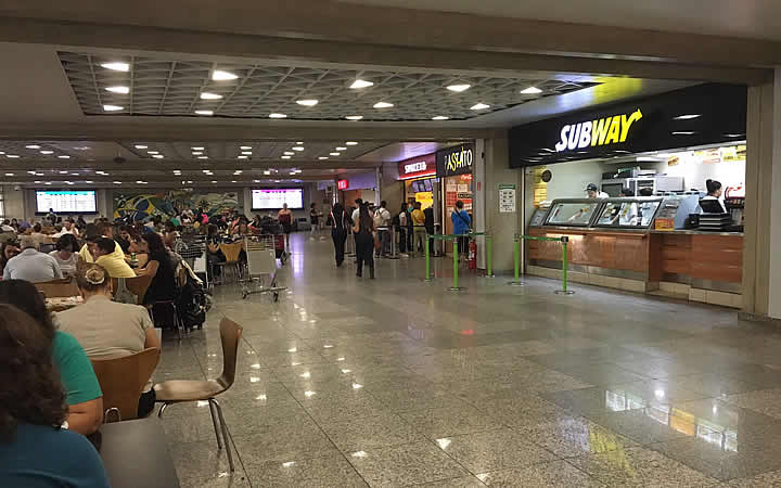 Lojas no Aeroporto Santos Dumont