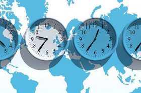 Relógios em diferentes fuso horários - Jet Lag Relógios em diferentes fuso horários - Jet Lag