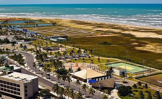 Vista aérea da Orla de Atalaia