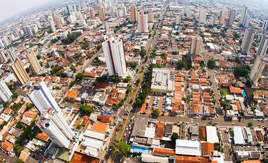 Visão aérea de Campo Grande