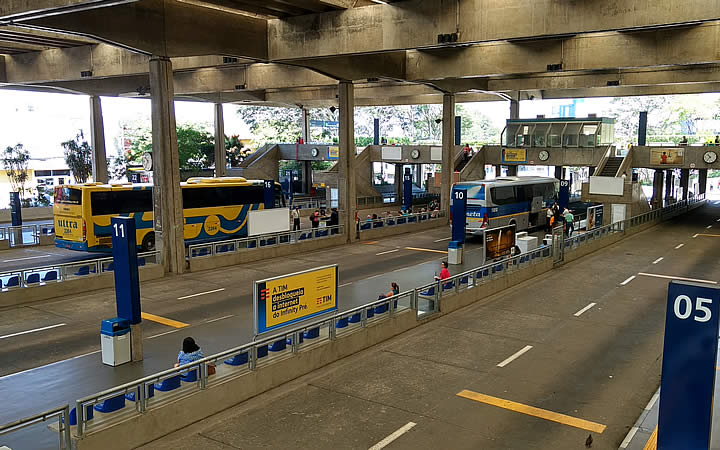 Ônibus no terminal Jabaquara Ônibus no terminal Jabaquara