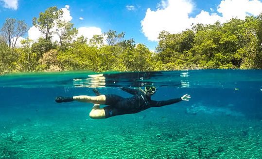 Flutuação em Bonito