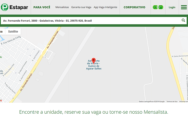 Página inicial Estapar Página inicial Estapar