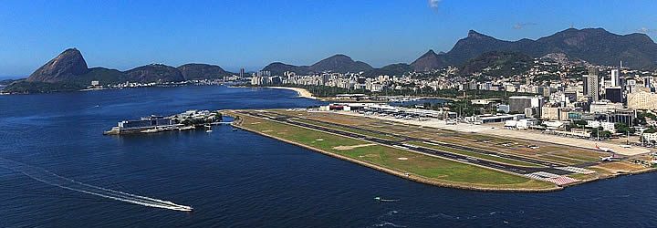 Vista aérea do Aeroporto Santos Dumont Vista aérea do Aeroporto Santos Dumont