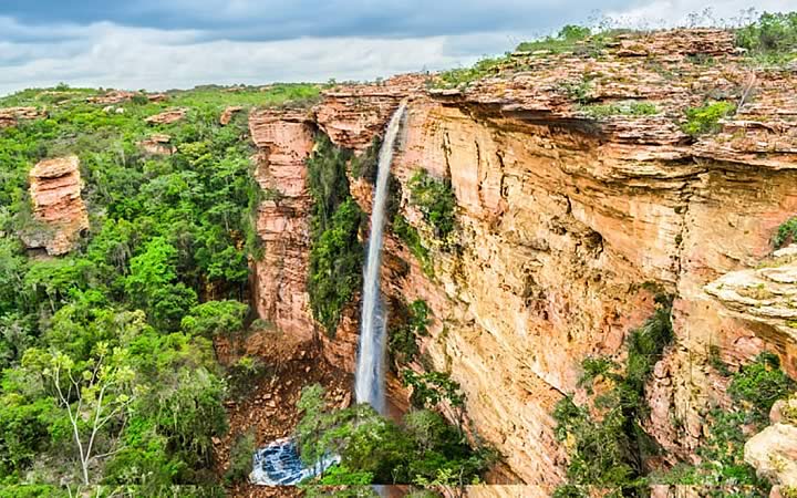 Cachoeira na Chapada Diamantina Cachoeira na Chapada Diamantina
