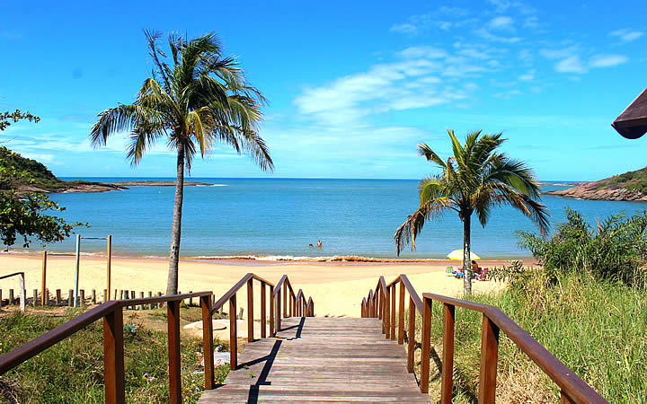 Praia em Guarapari Praia em Guarapari