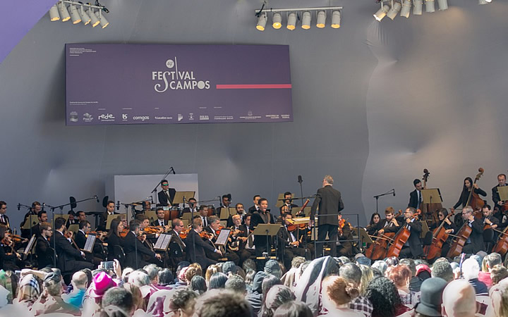 Apresentações no festival de inverno Campos do Jordão