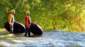 Boia-cross em Brotas