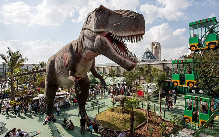 Dinossauro no T-rex Park Dinossauro no T-rex Park