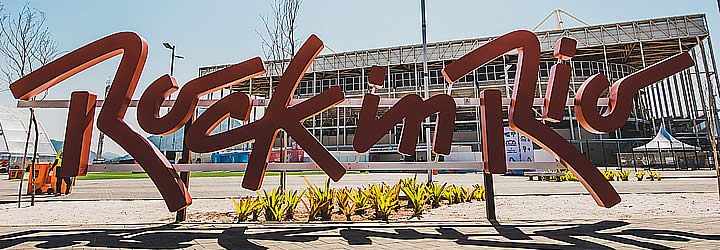 Letreiro do Rock in Rio Letreiro do Rock in Rio