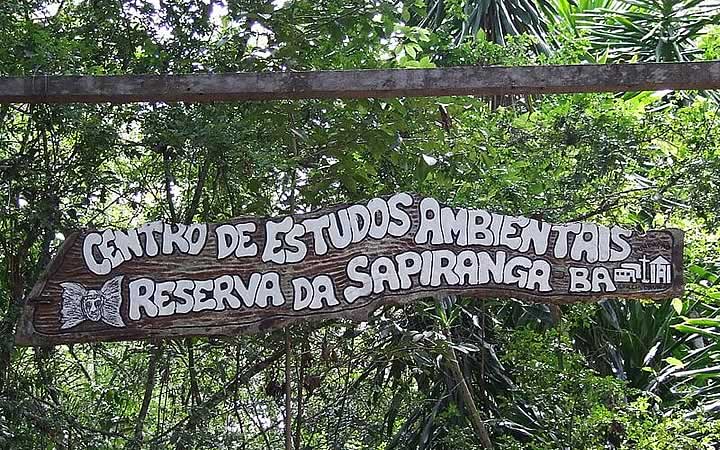 Placa da Reserva de Sapiranga Placa da Reserva de Sapiranga
