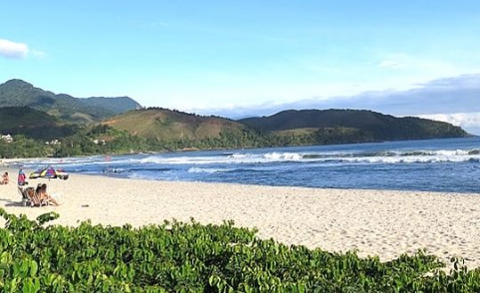 Praia em Boiçucanga