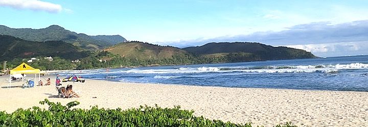 Praia em Boiçucanga Praia em Boiçucanga