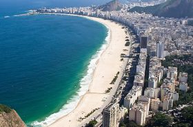 Vista aérea de Copacabana