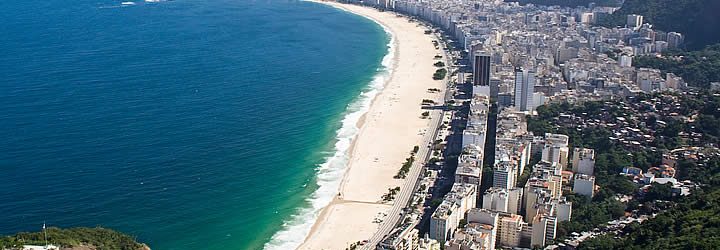 Vista aérea de Copacabana Vista aérea de Copacabana