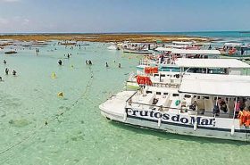 Passeio de barco - Praias de Tamandaré