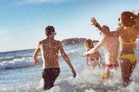 Pessoas na praia
