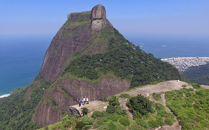 Vista aérea da Pedra Bonita Vista aérea da Pedra Bonita