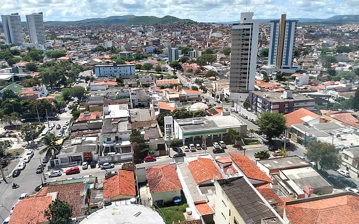 Vista aérea do centro de Caruaru Vista aérea do centro de Caruaru