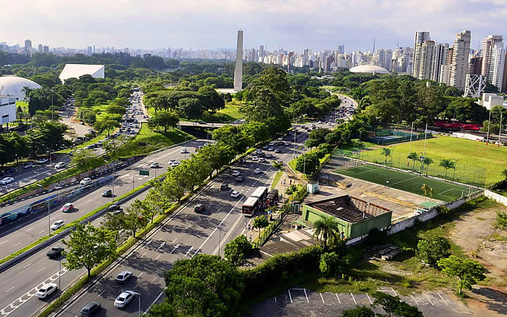 Vista do mirante Museu da Arte Contemporânea da Universidade de São Paulo Vista do mirante Museu da Arte Contemporânea da Universidade de São Paulo