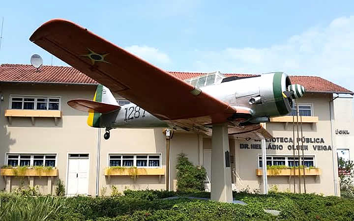 Avião em Rio Negrinho Avião em Rio Negrinho
