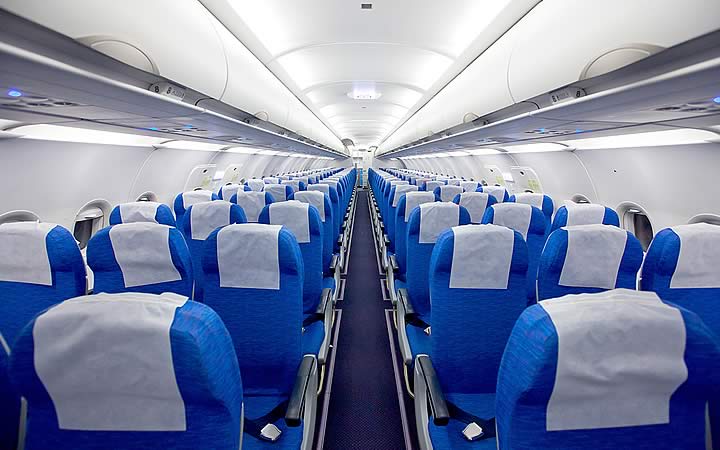 Corredor de avião Corredor de avião