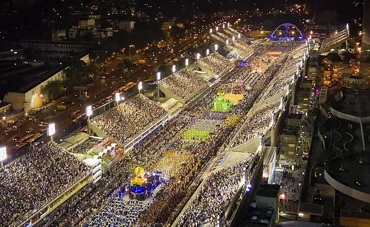 Desfile de carnaval - Rio de Janeiro Desfile de carnaval - Rio de Janeiro