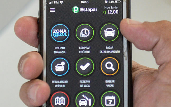 ESTAPAR – Reserva pelo aplicativo
