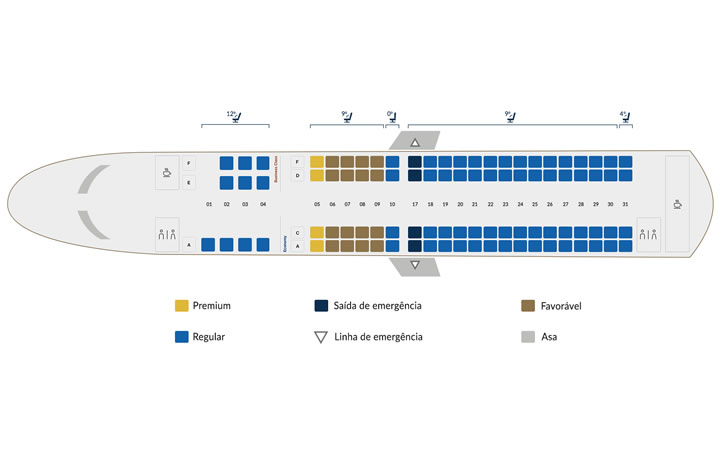 Mapa de assentos avião Mapa de assentos avião