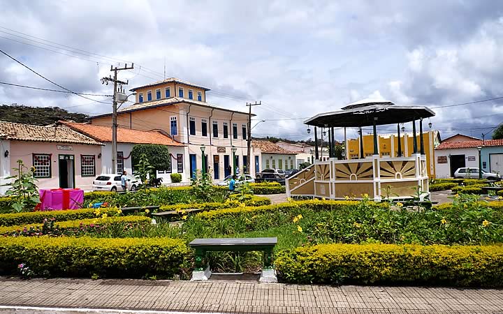Praça em Mucugê Praça em Mucugê