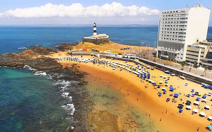 Rio Vermelho - Foto aérea da praia Rio Vermelho - Foto aérea da praia
