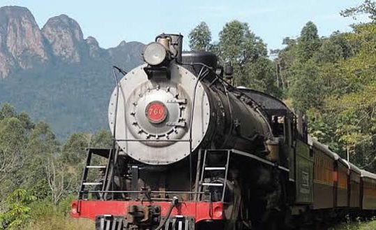 Trem no Rio Negrinho