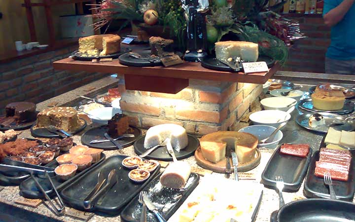 Comida de restaurante Comida de restaurante